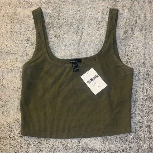 ✨ SOLD ✨ Forever 21 | Knit Cropped Tank Top - Picture 1 of 1